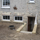 The new access point with brick arches