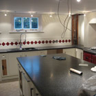 The new kitchen installation